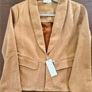 Women's Python print tan Jacket/Blazer